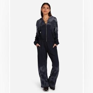 Michael Lauren Blue Mabel Onyx Splash Sweatpants